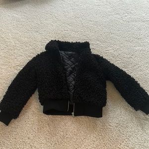Forever 21 Black Fuzzy Jacket